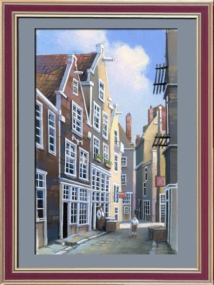 Улочка Старого Амстердама