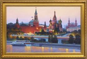 Зарядье и Кремль. Картина маслом