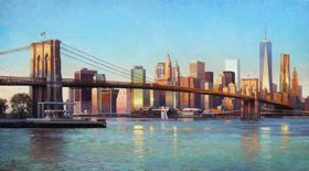 Вид на Бруклинский мост