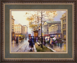 Московский бульвар. Картина маслом