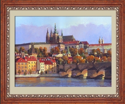Прага. Картина маслом