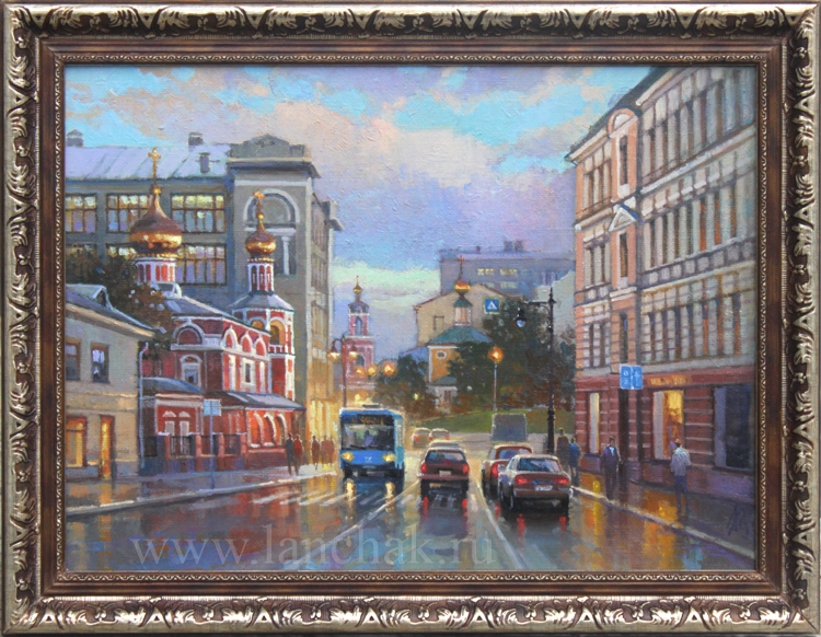 Китай-Город, картина маслом