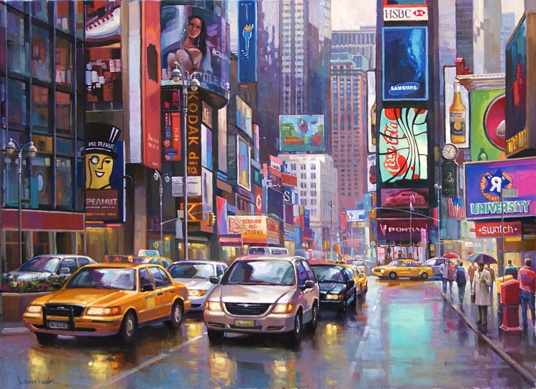 Таймс, картина маслом