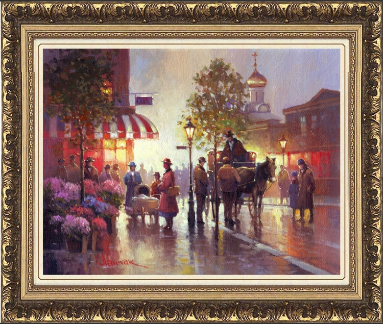 Фантазия на тему Старой Москвы, картина маслом