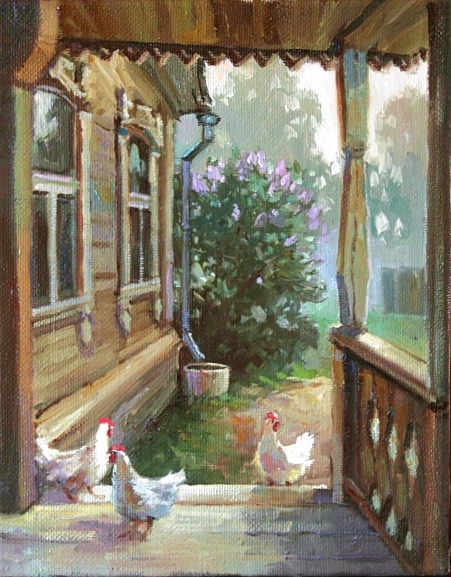 Утро в деревне