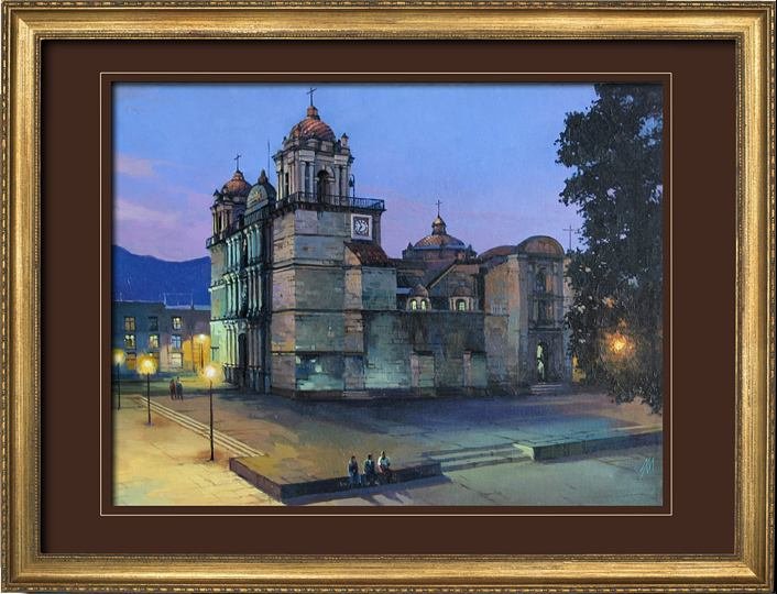 Мехико, картина маслом