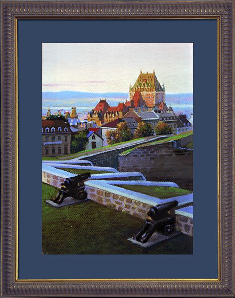 Квебек, Старый замок, картина маслом