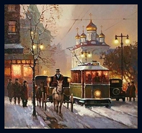 Старая Москва. Городской пейзаж